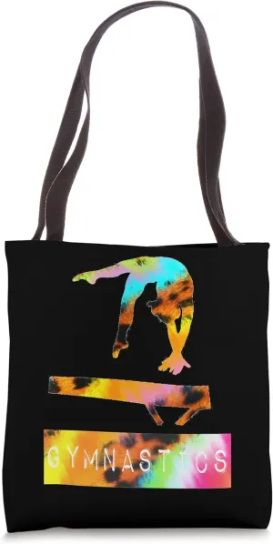 Tiger Gymnastic Funky Animal Print Gymnastics Beam Tote Bag