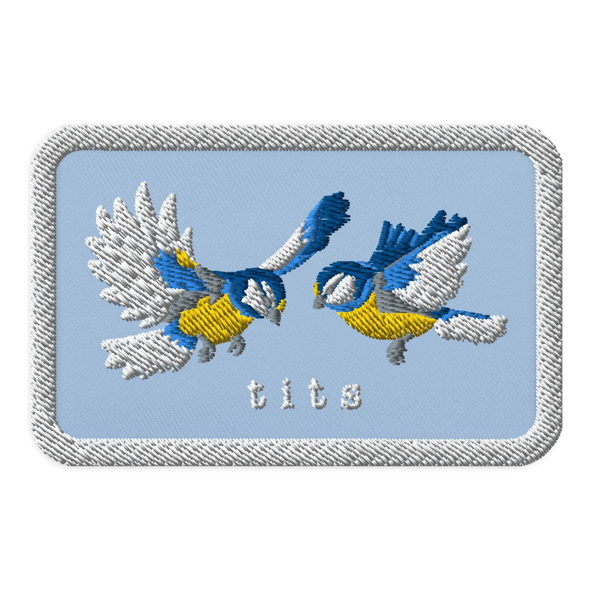 Tits Embroidered patches