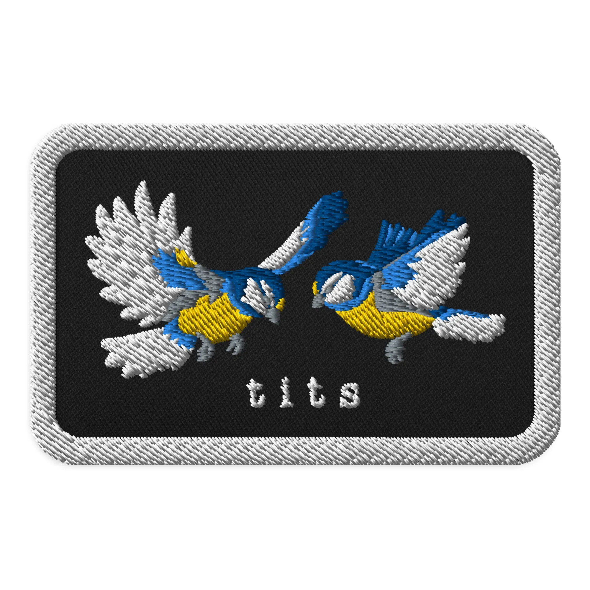 Tits Embroidered patches