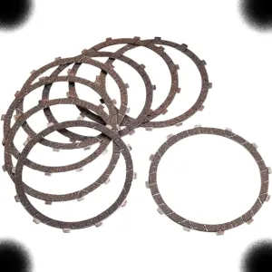 TM NEXDYNAMI 139102 Wet Clutch Friction Plate Set Compatible with Drag Specialties/Harley Davidson/Sportster