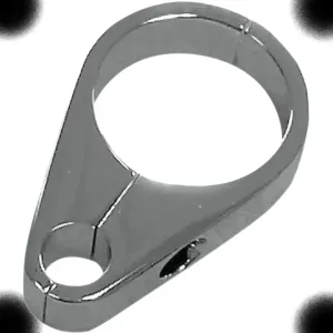 TM NEXDYNAMI Billet Clutch Cable Clamp Compatible with Drag Specialties 1.5' Chrome