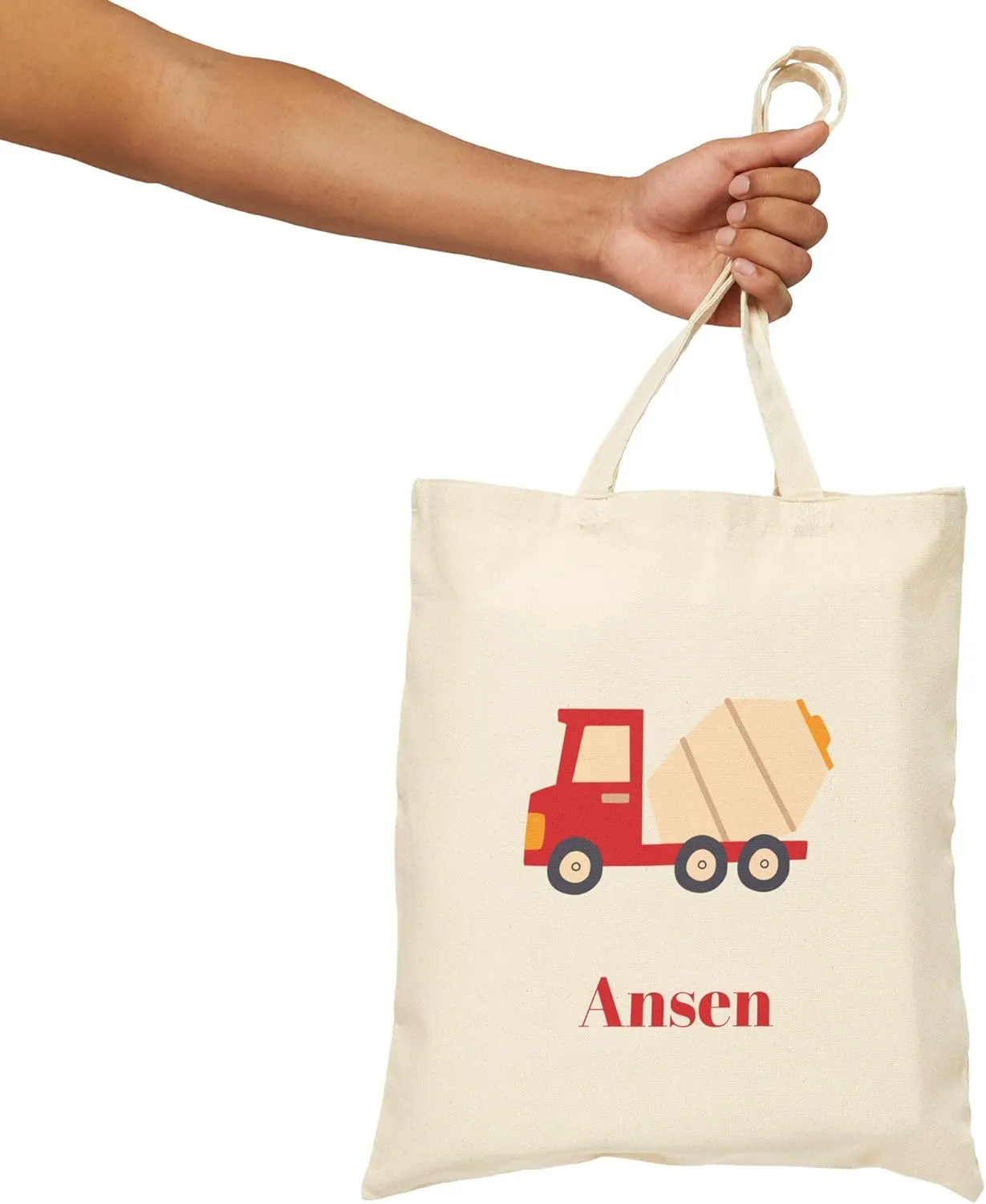 Toddler Tote, Cute Construction Tote For Kids, Vehicle Bag For Boys, Mom's Diaper Bag, Fire Truck Train Digger
