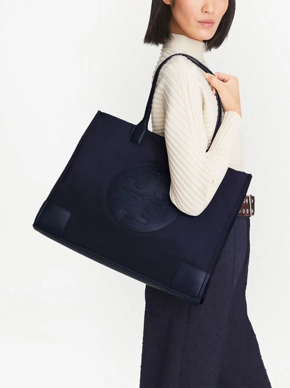Tory Burch Ella Recycled Nylon Tote Bag