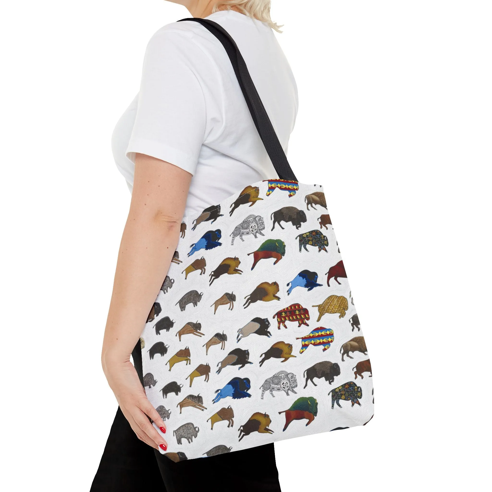 Tote Bag, Bison Transition, Buffalo, Native American