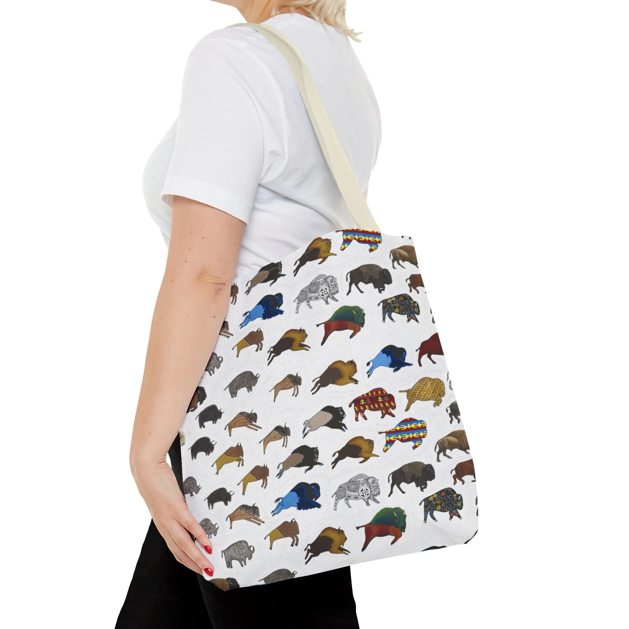 Tote Bag, Bison Transition, Buffalo, Native American