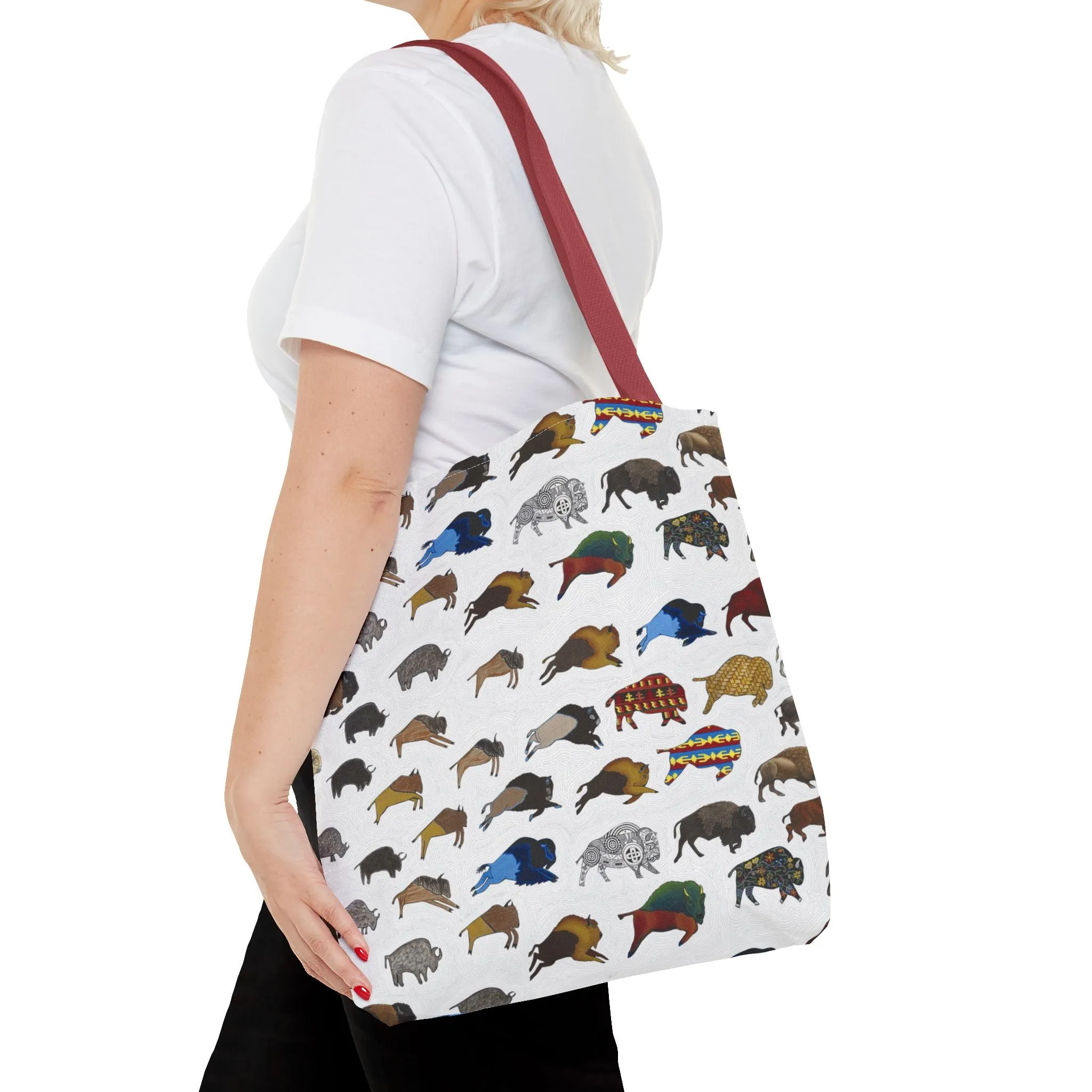 Tote Bag, Bison Transition, Buffalo, Native American