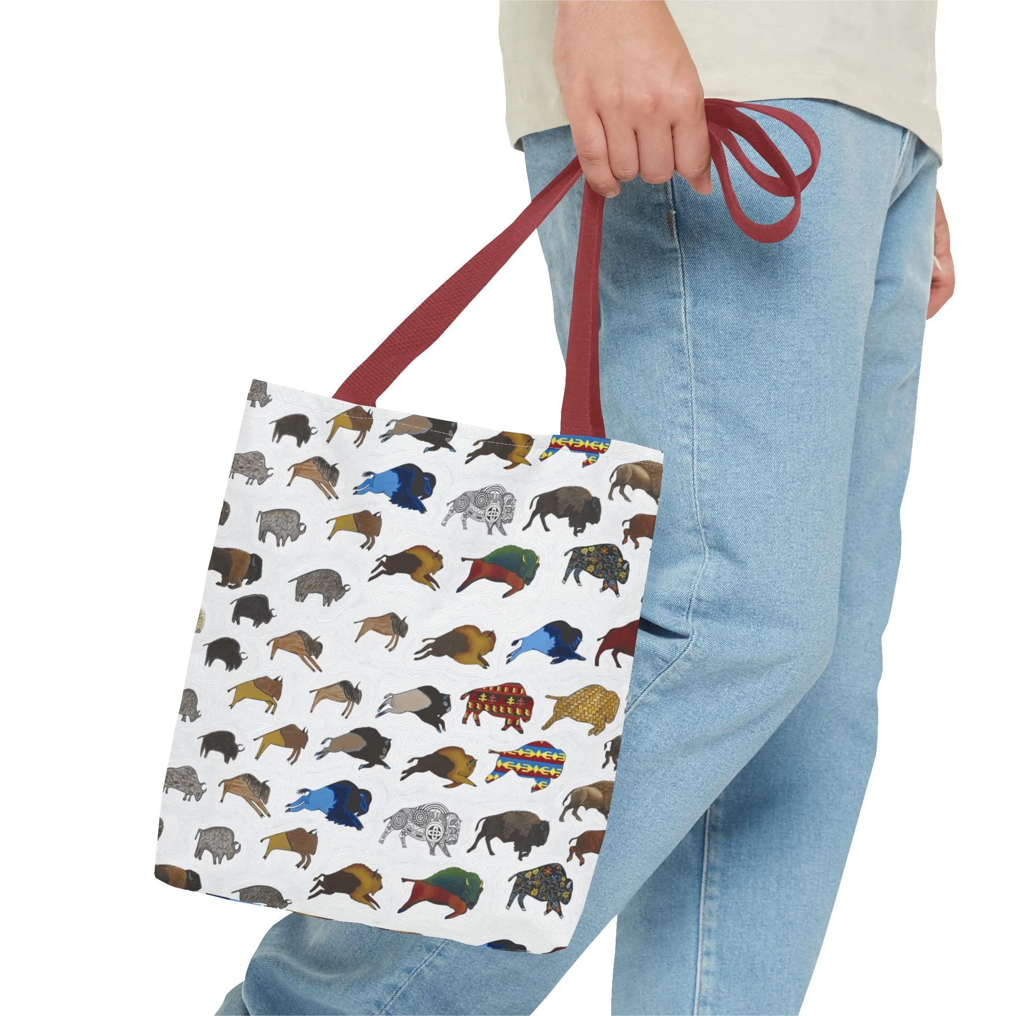 Tote Bag, Bison Transition, Buffalo, Native American
