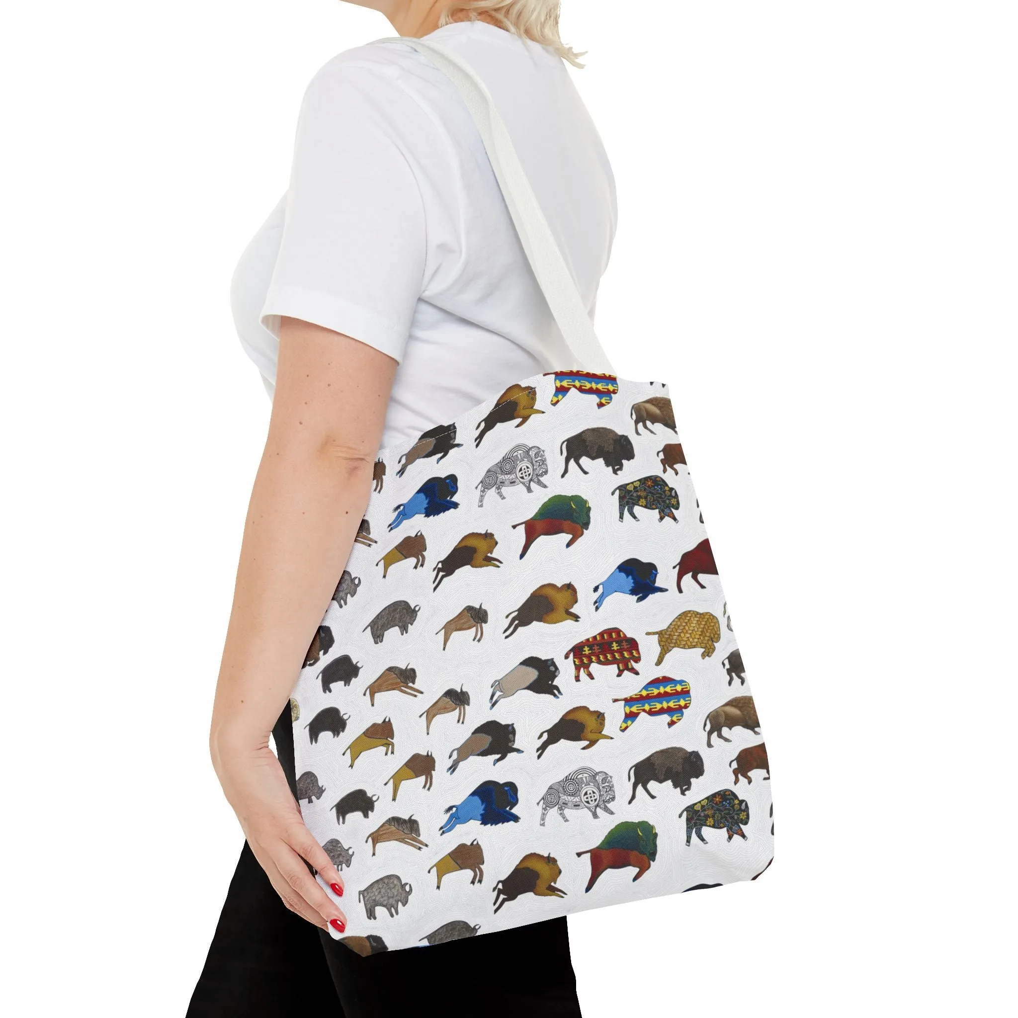 Tote Bag, Bison Transition, Buffalo, Native American