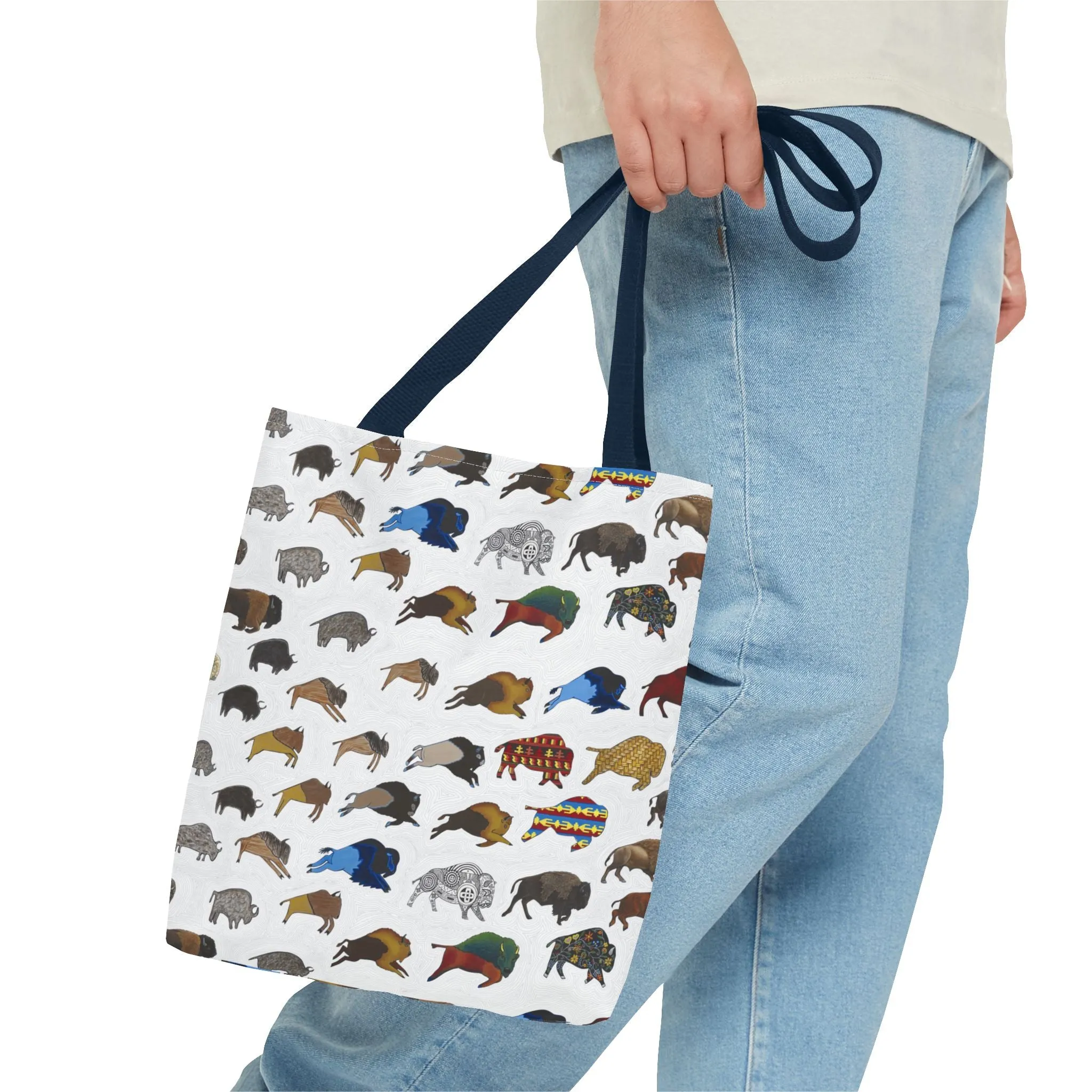 Tote Bag, Bison Transition, Buffalo, Native American