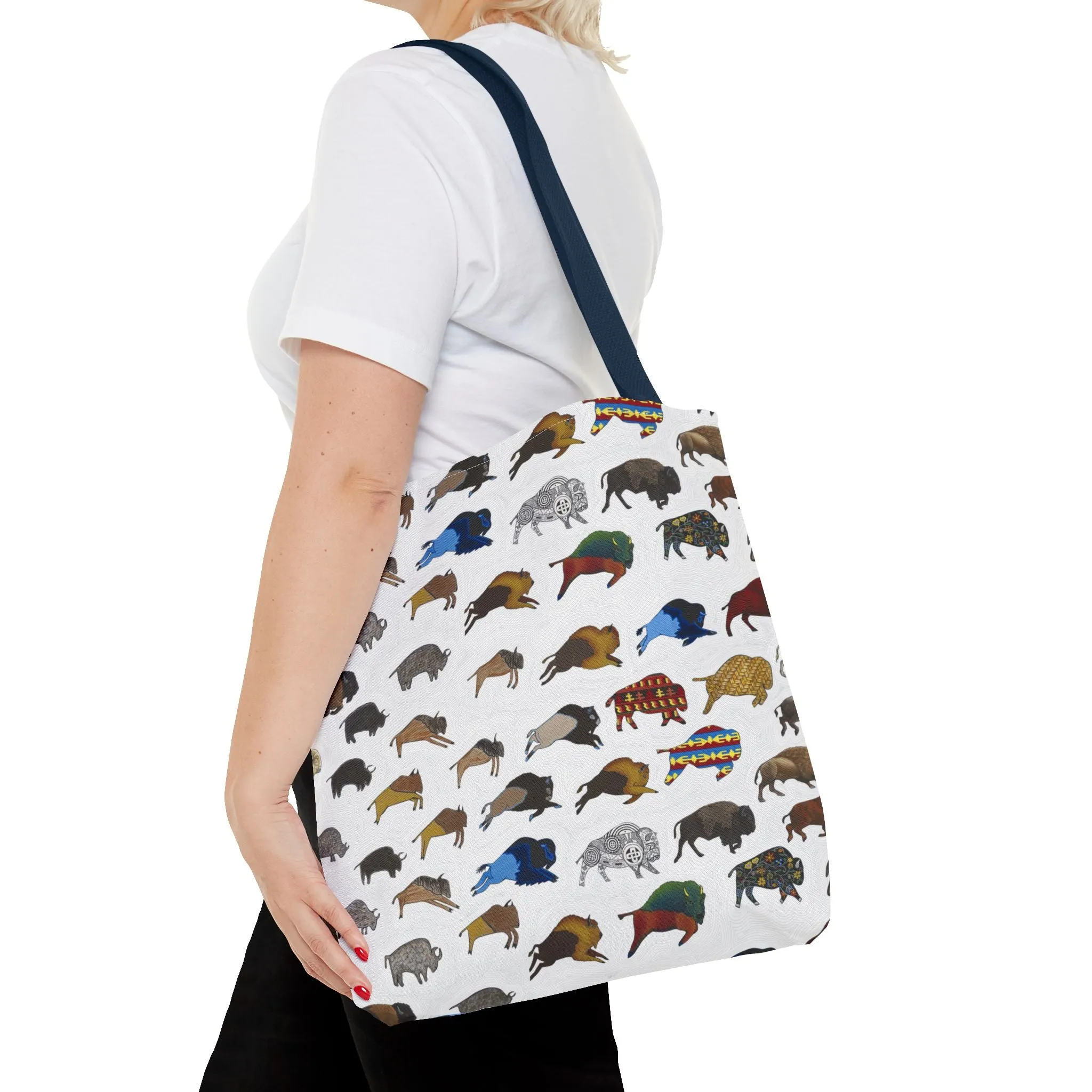 Tote Bag, Bison Transition, Buffalo, Native American