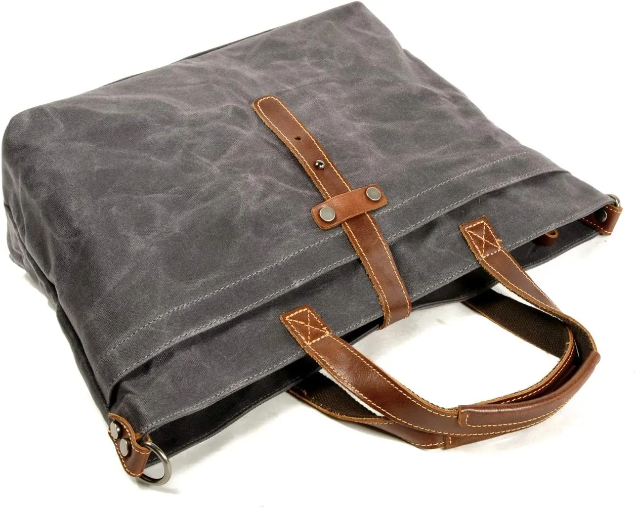 Tote Bag For Women Large Leather Canvas Work Shoulder Bag And Foldable Travel Purse Satchel Bags With Strap