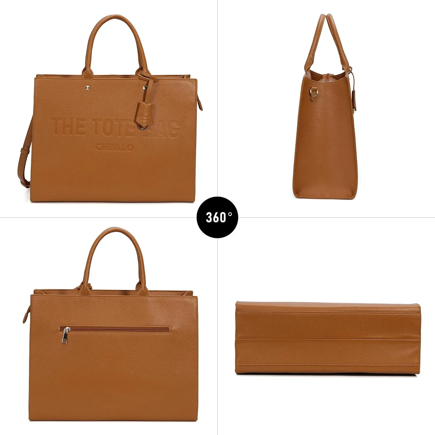 Tote Bag for Women, Top Handle Stachel Purse and Handbags with Shoulder Strap
