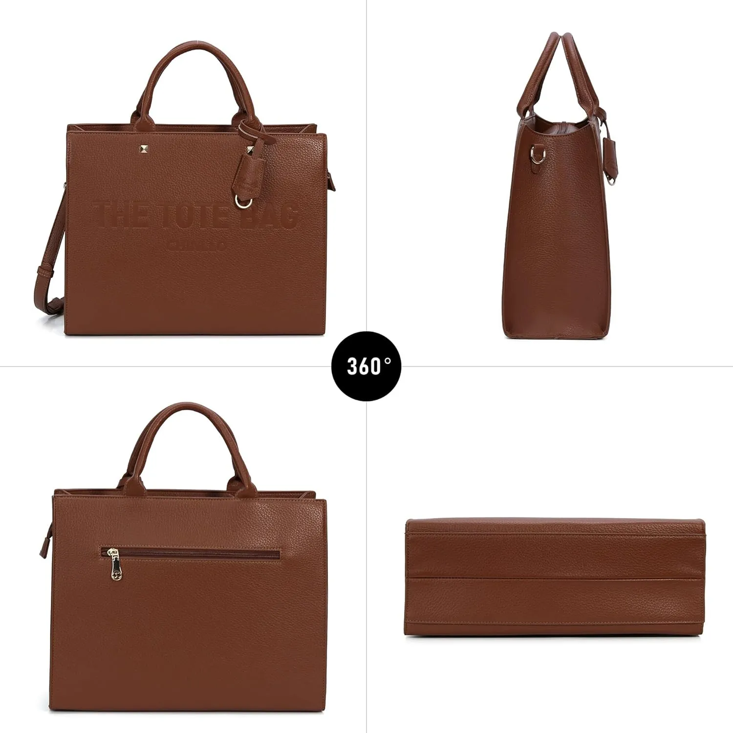 Tote Bag for Women, Top Handle Stachel Purse and Handbags with Shoulder Strap