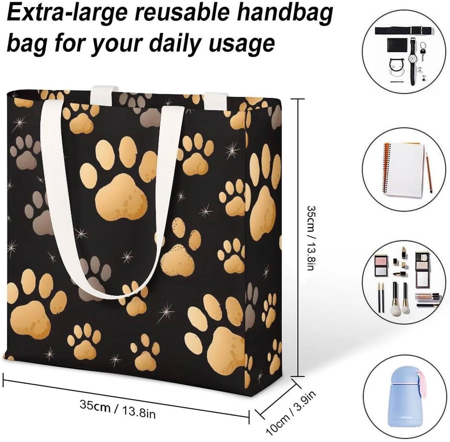 Tote Bag Laptop Handbag Farm Sunflower Grocery Bag Canvas Shoulder Bag Crossbody Bag for Travel