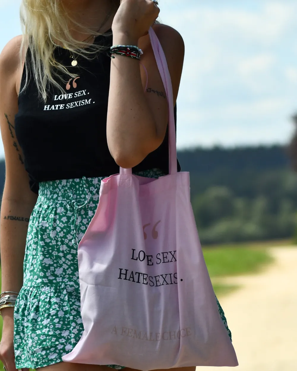 Tote Bag "Hate sexism"