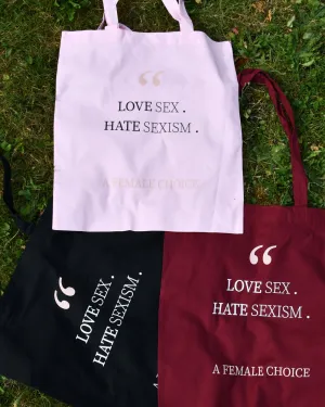 Tote Bag "Hate sexism"