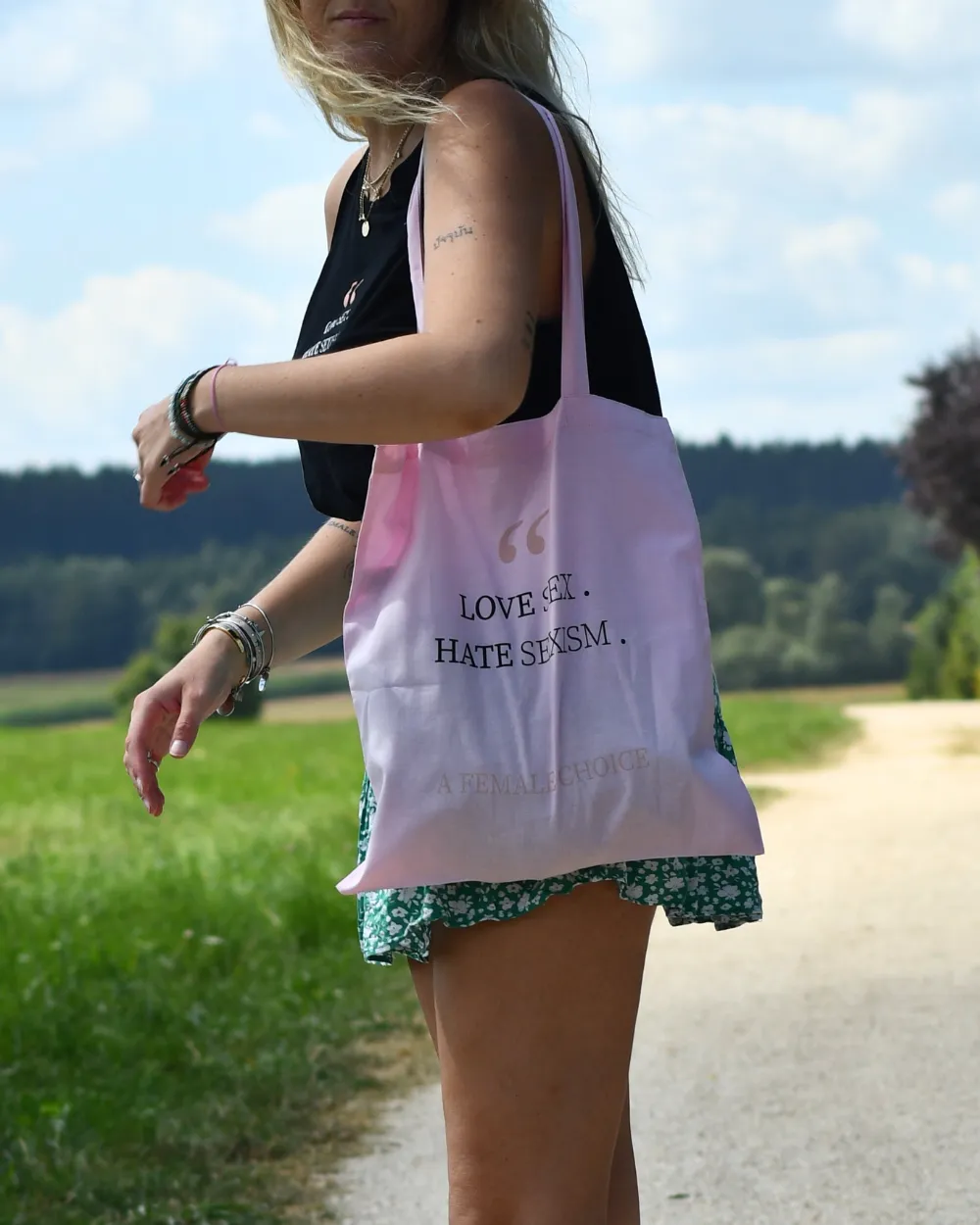Tote Bag "Hate sexism"