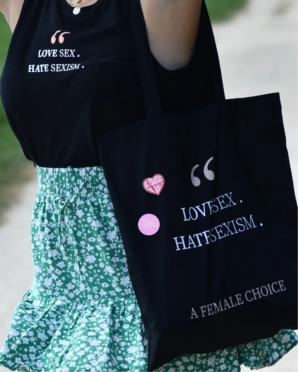Tote Bag "Hate sexism"