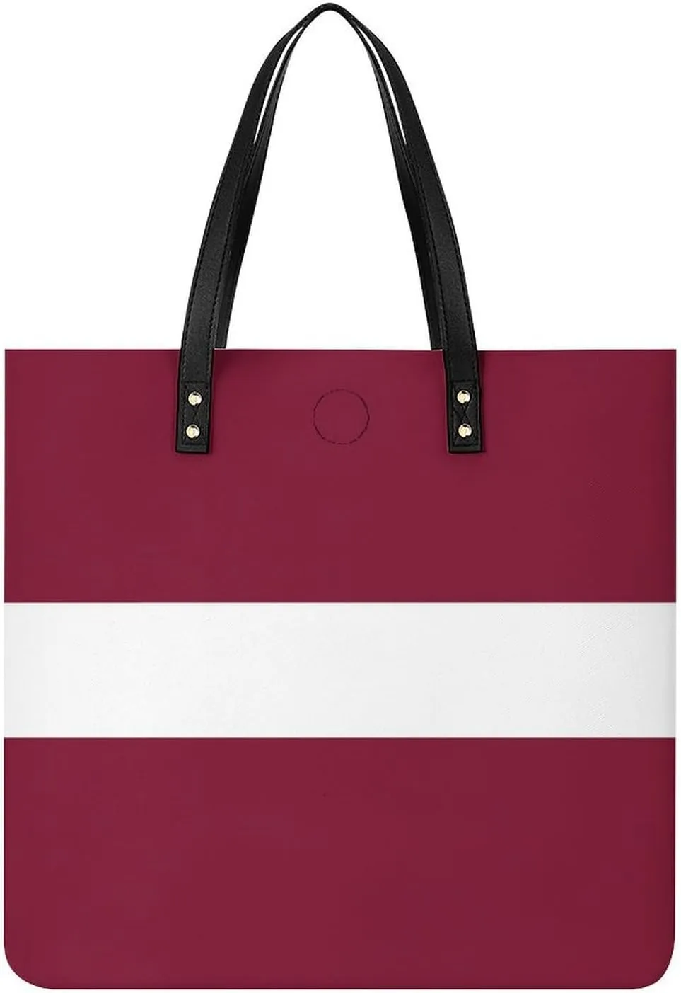 Trendy Lesotho Flag Women's Large Shoulder Bag Leather Tote for Work and Travel