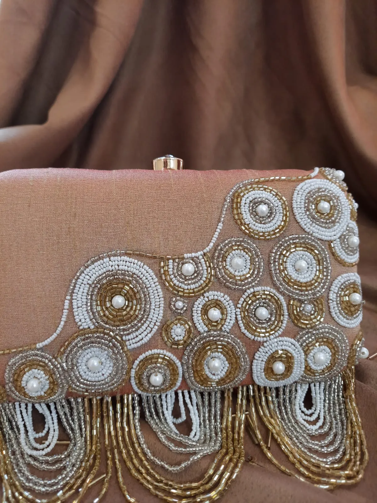 Triad Circles Clutch