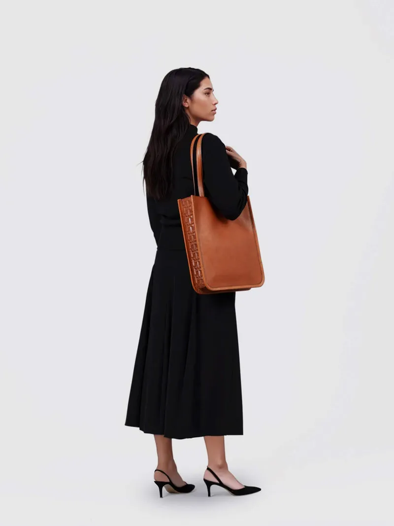 TSUCHIYA Legacy Logo Boxy Tote