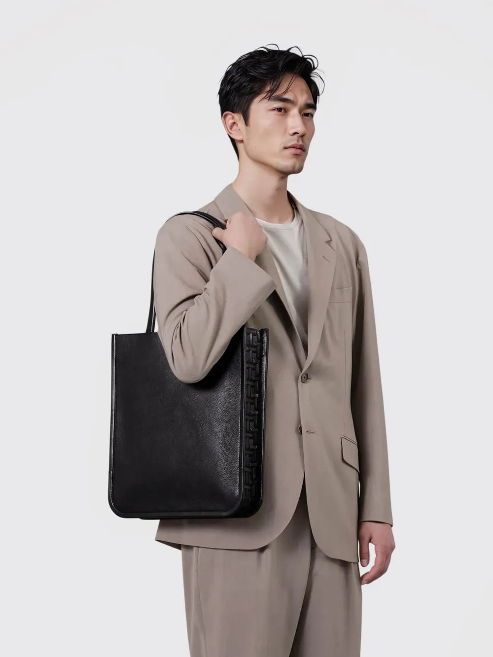 TSUCHIYA Legacy Logo Boxy Tote