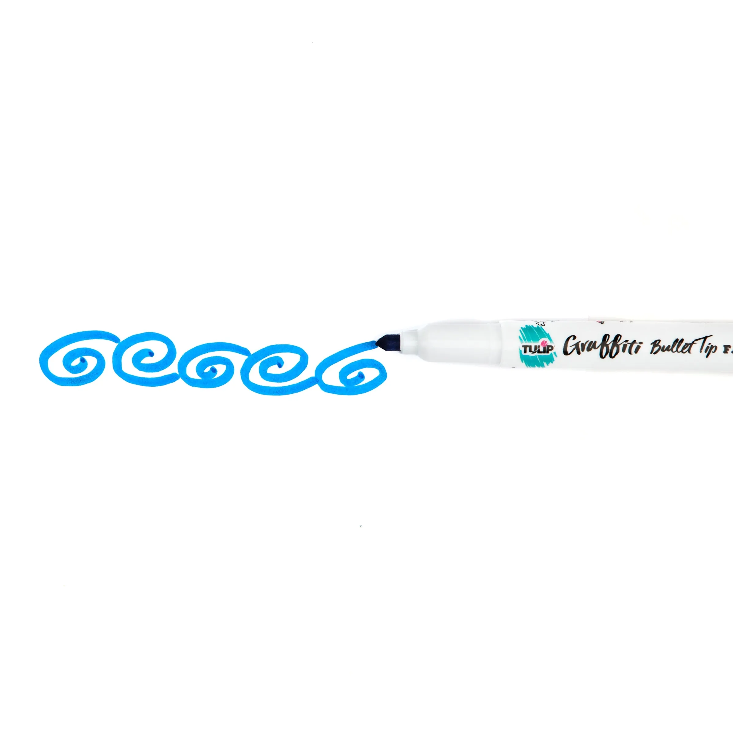 Tulip Graffiti Bullet-Tip Fabric Markers Neon 6 Pack