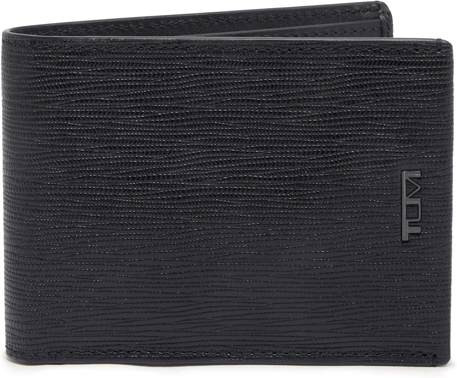 TUMI - Nassau Double Billfold Wallet - Card Holder Wallet for Men & Women - RFID Wallet Protection - Nappa Leather Material - Embossed Black