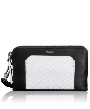 TUMI Prism Double Zip Leather Phone Case