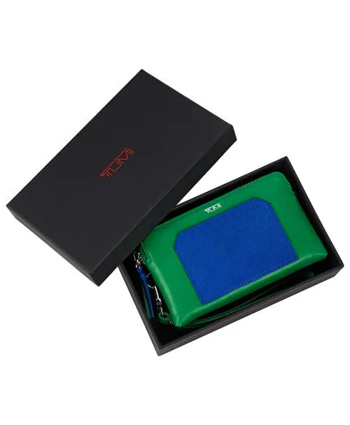 TUMI Prism Double Zip Leather Phone Case
