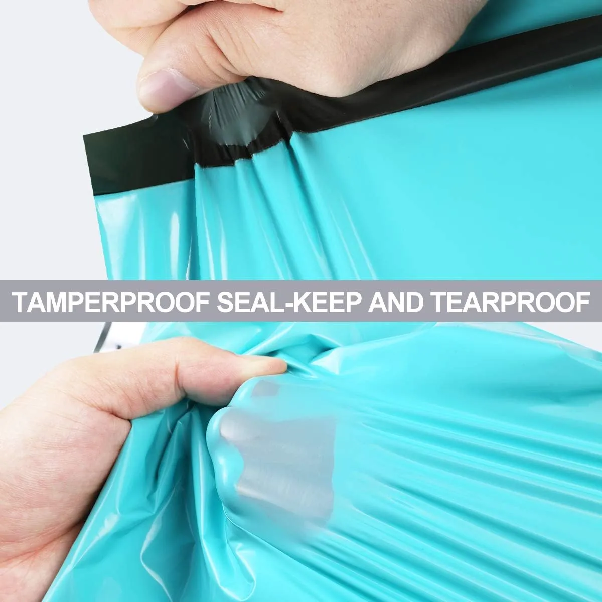 UCGOU 14x17 Teal Poly Mailers Shipping Bags 100 Pcs Large Poly Mailers Mailing Bags for Shipping Clothes Self Sealing Package