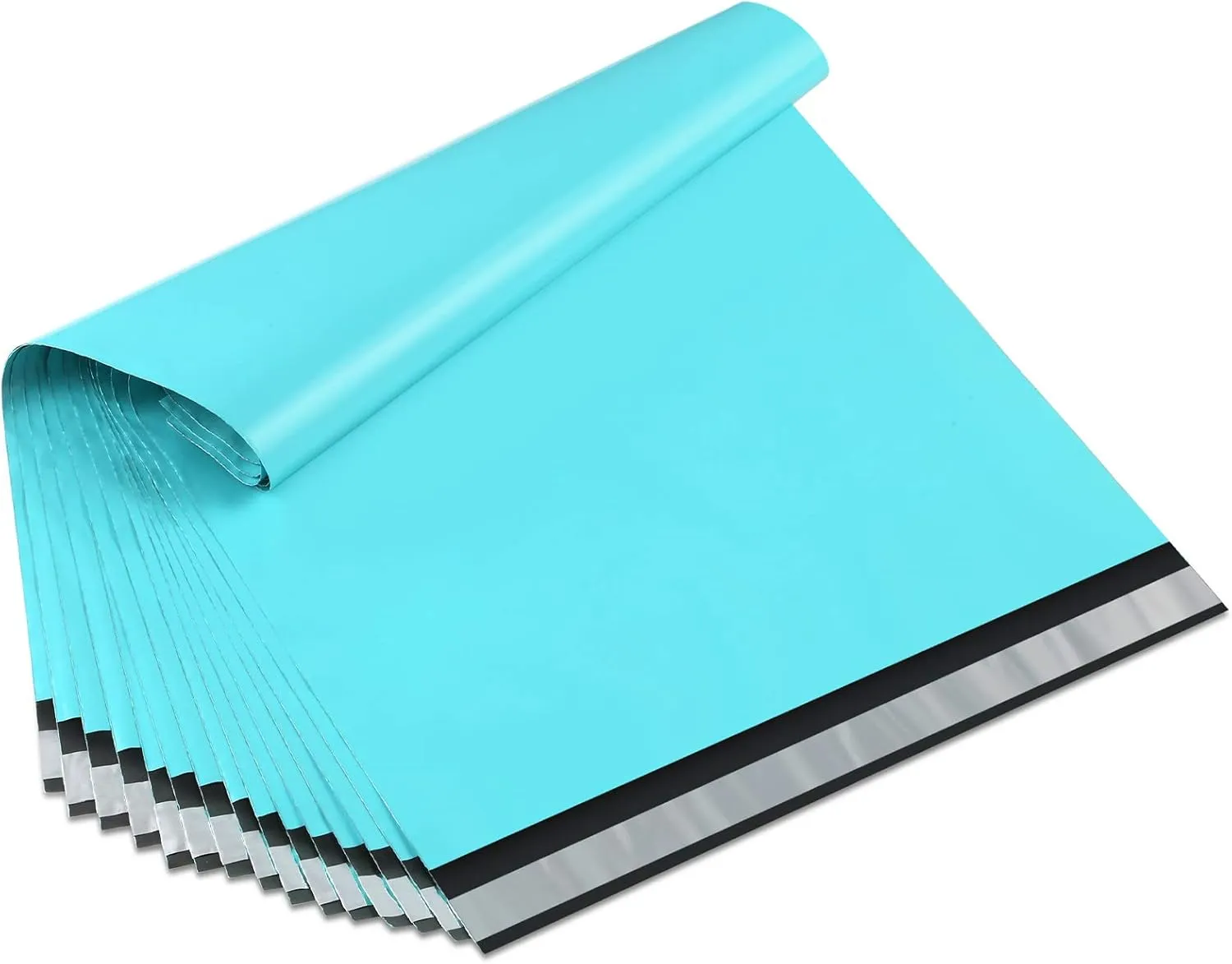 UCGOU 14x17 Teal Poly Mailers Shipping Bags 100 Pcs Large Poly Mailers Mailing Bags for Shipping Clothes Self Sealing Package
