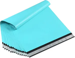 UCGOU 14x17 Teal Poly Mailers Shipping Bags 100 Pcs Large Poly Mailers Mailing Bags for Shipping Clothes Self Sealing Package