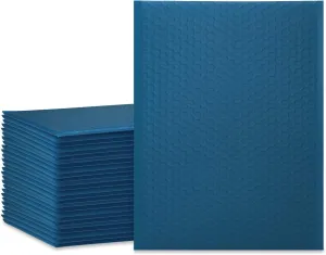 UCGOU Bubble Mailers 10.5x16 Inch Navy Blue 25 Pack Poly Padded Envelopes Large #5 Mailing Packages Opaque Packaging Postal Self Seal Adhesive Waterproof Boutique Shipping Bags for Clothes