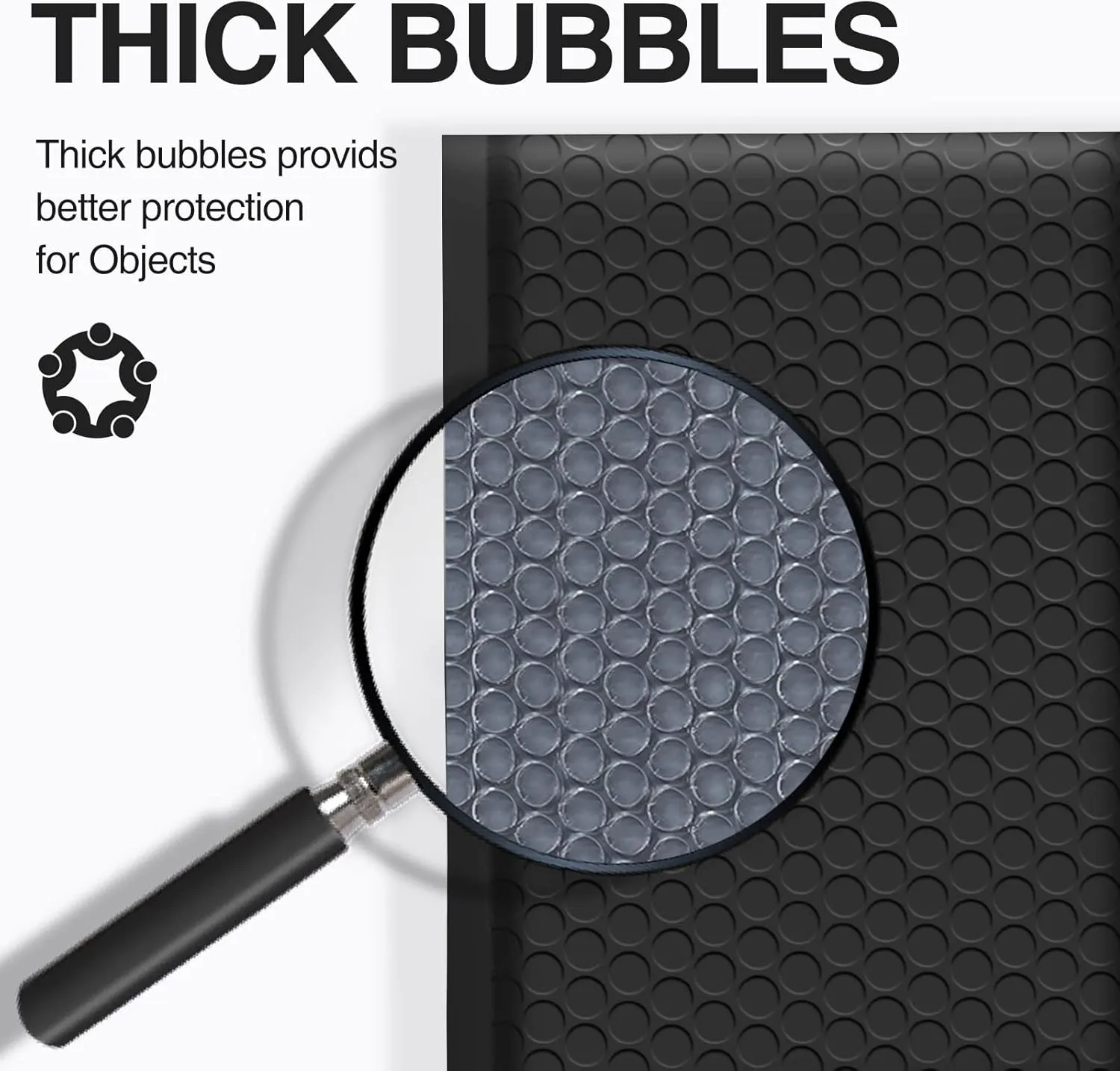 UCGOU Bubble Mailers 5x8.6 Inch Usable Size 5x7 Inch Black 50 Pack Padded Envelopes Small Business Mailing Packages Self Seal Adhesive Waterproof Boutique Shipping Bags for Jewelry Makeup Supplies