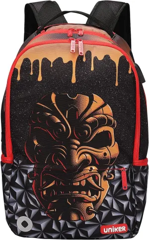 UNIKER Graffiti Backpack for School,Casual Daypack,Designer Laptop Backpack for 15.6 Inch Laptop