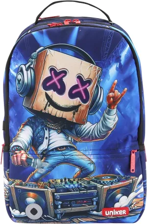 UNIKER Graffiti Backpack for School,Casual Daypack,Designer Laptop Backpack for 15.6 Inch Laptop