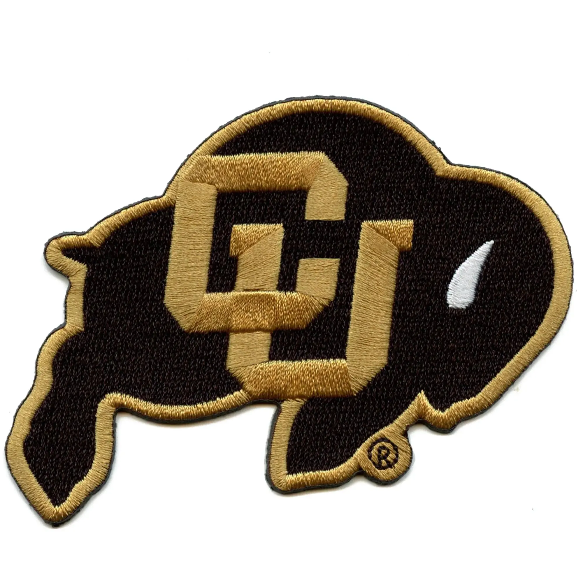 University Of Colorado Patch Medium Bison Logo Embroidered Iron On
