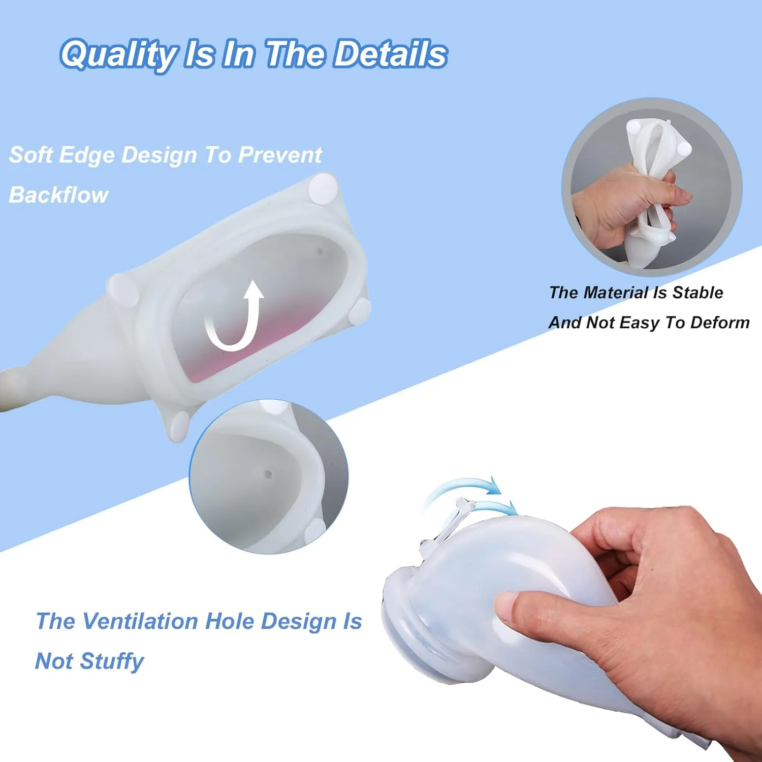 Urine Bags for Men, External Urinary Catheter for Male/Famale, Wearable Urinal Bag with Collection Urine Bag (2000ml & 1000ml), Urinary Drainage System, Portable Urine Catheter Bag (Older Men)