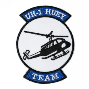 US Military Bell UH-1 Huey Team Iron On Patch