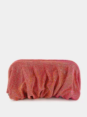 Venus La Grande Red Crystal Clutch