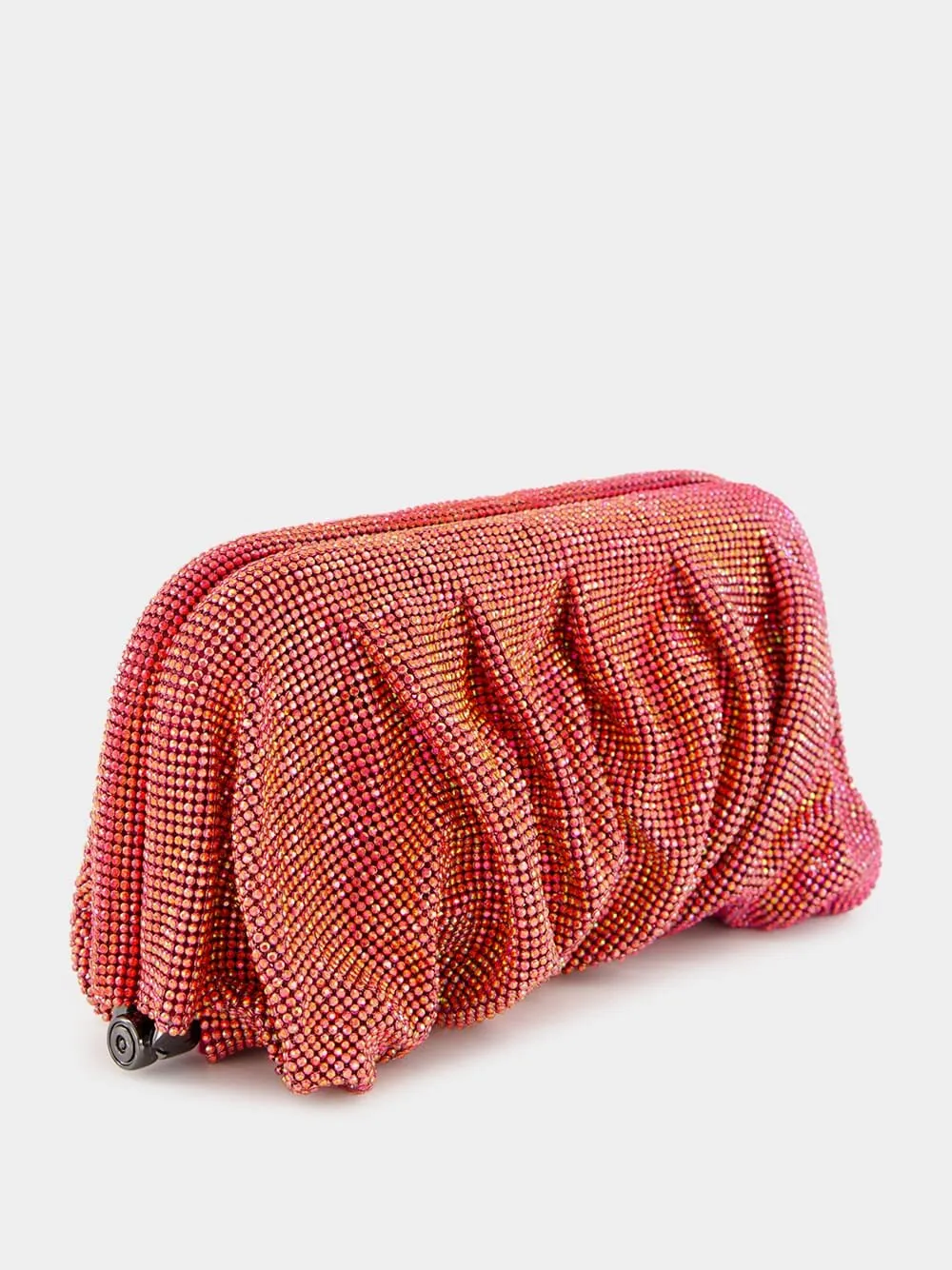 Venus La Grande Red Crystal Clutch