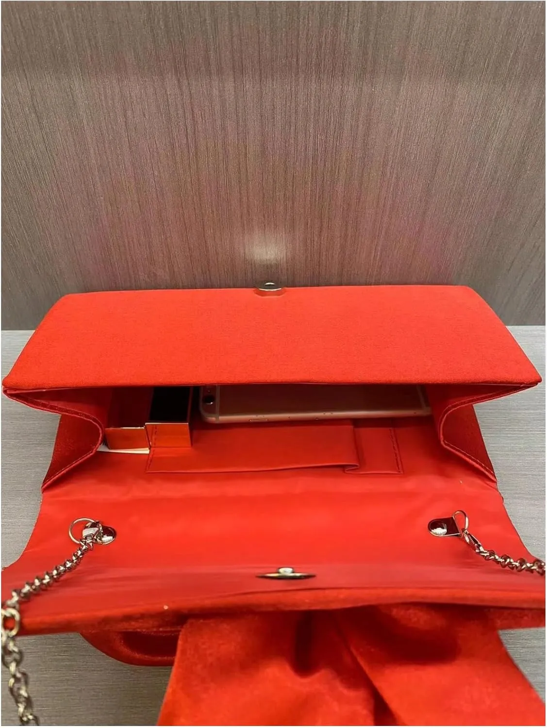 Verdusa Women's Twist Satin Clutch Evening Handbags Crossbody Bag Party Purses
