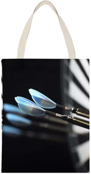 Versatile Canvas Tote Bag,Darts Arrows Double-sided Print Large Capacity Canvas Tote Bag,foldable Tote Bag,fabric Tote Bag