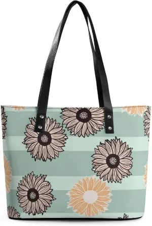 Vintage Tropical Colorful Print Hobo Handbags With Zipper Large Capacity Satchel Tote Bag Shoulder Bag