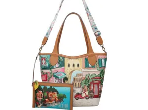 Viva Italia Postcard Reversible Tote