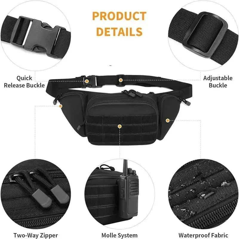 Waist Pack Nylon Bodypack with Belt
