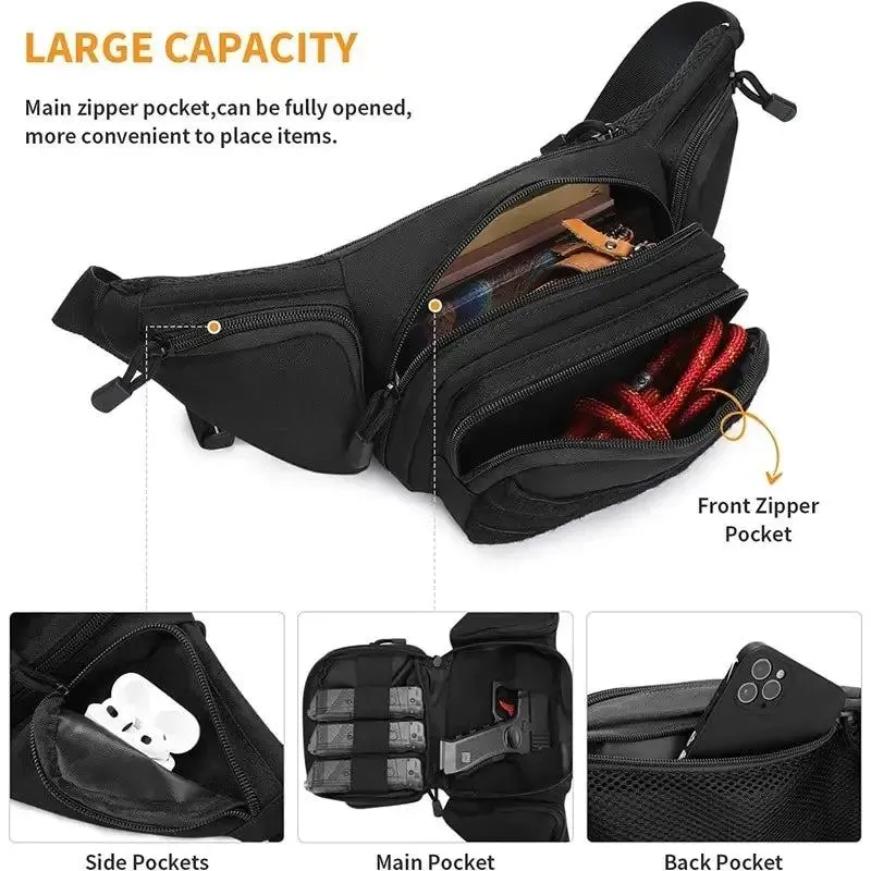 Waist Pack Nylon Bodypack with Belt