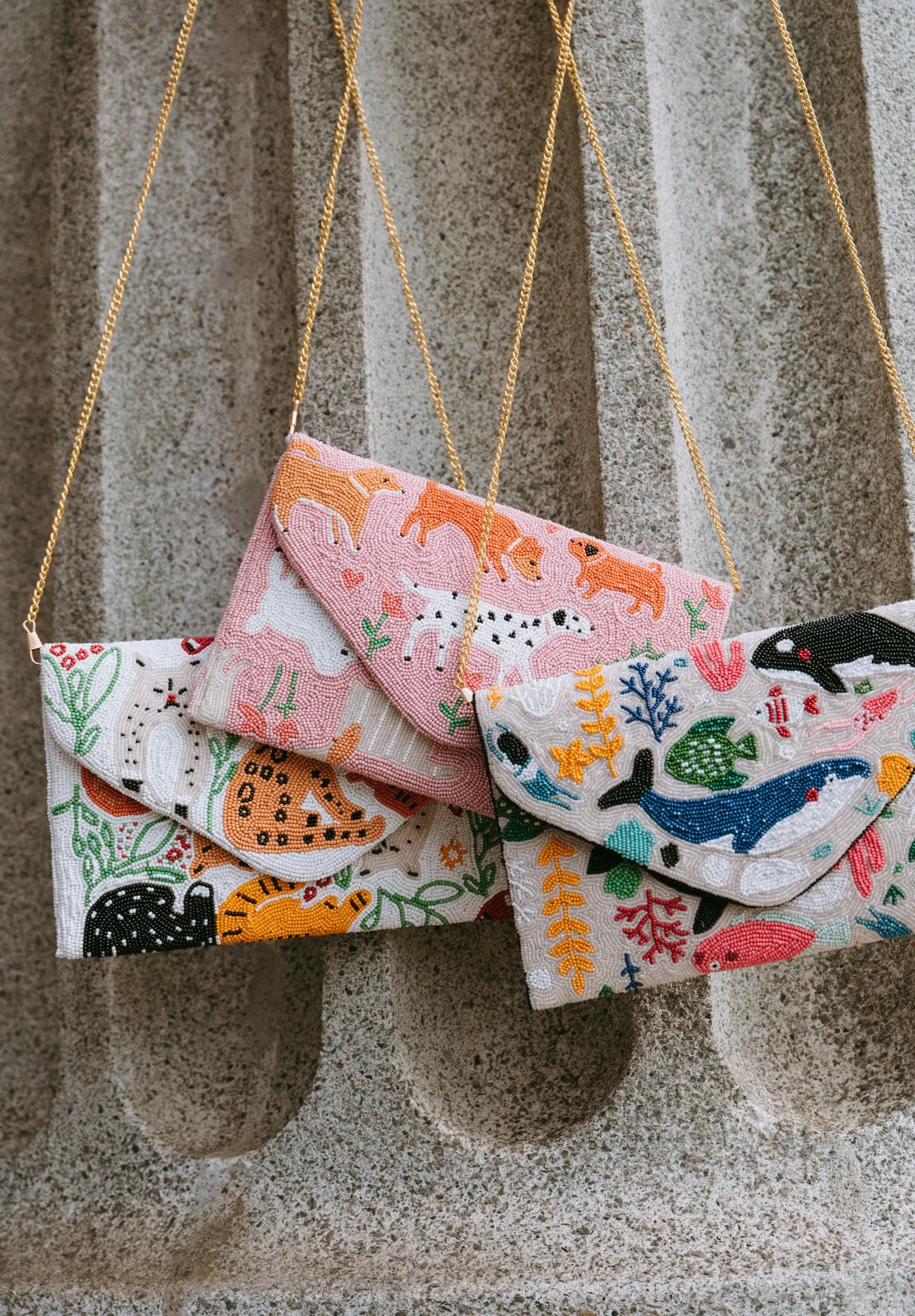Walk in the Park Beaded Handbag (Preorder)