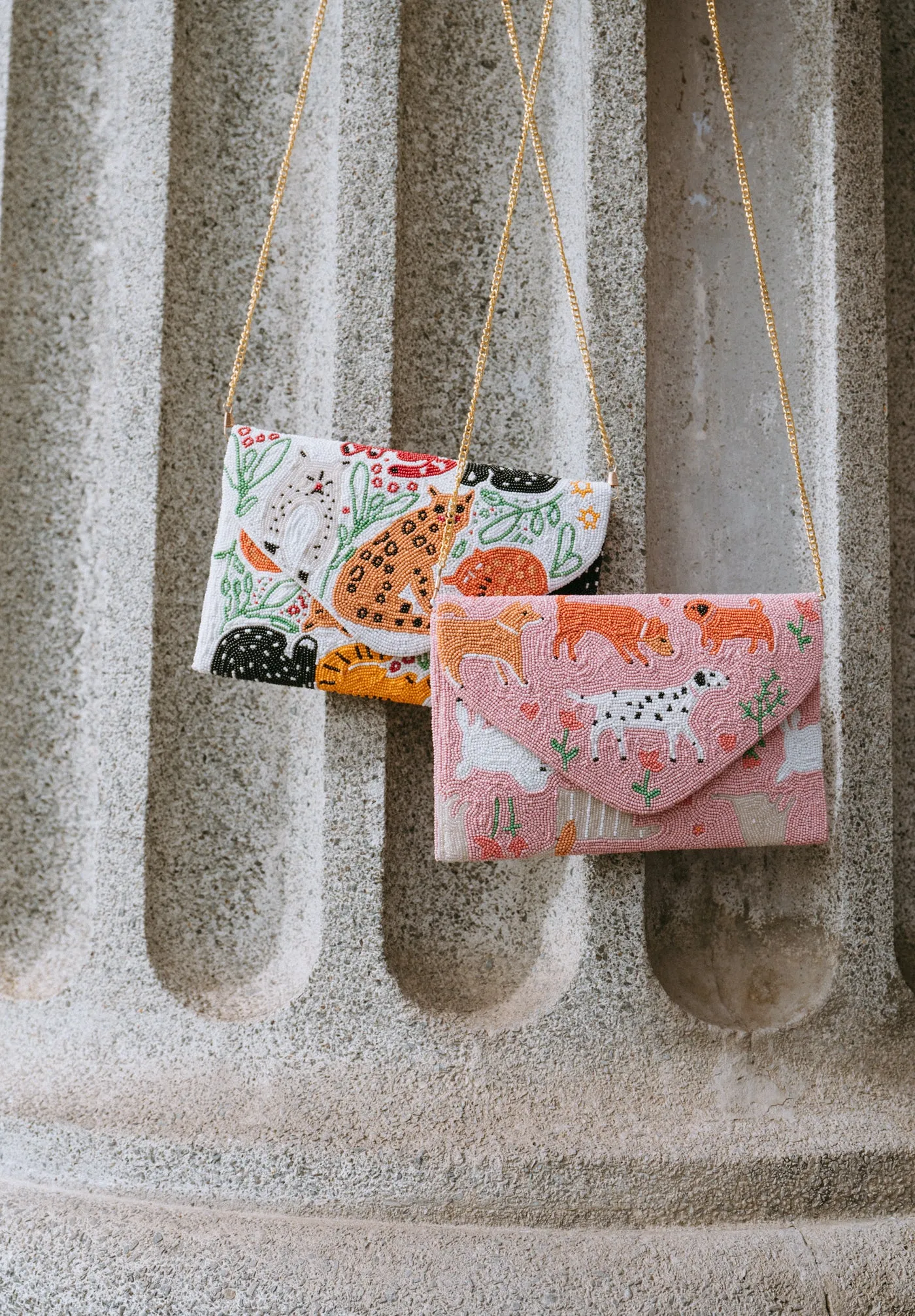 Walk in the Park Beaded Handbag (Preorder)